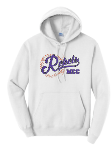 MCC 2025 Baseball/Softball : Port & Company® Core Fleece Pullover Hooded Sweatshirt