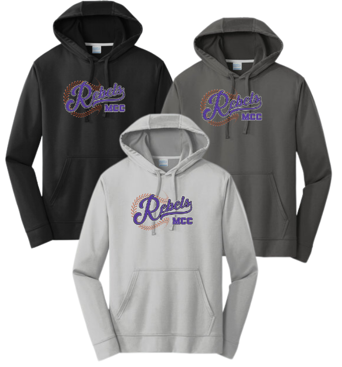 MCC 2025 Baseball/Softball : Port & Company Performance Fleece Hoodie