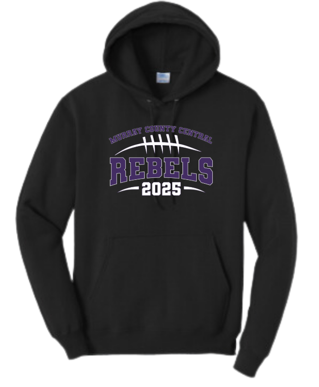 MCC 2025 Football Booster Fundraiser : Port & Company® Core Fleece Pullover Hooded Sweatshirt