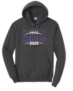 MCC 2025 Football Booster Fundraiser : Port & Company® Core Fleece Pullover Hooded Sweatshirt