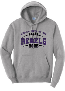 MCC 2025 Football Booster Fundraiser : Port & Company® Core Fleece Pullover Hooded Sweatshirt