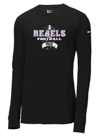 MCC 2025 Football : Nike Dri-FIT Cotton/Poly Long Sleeve Tee