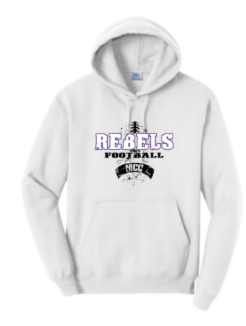 MCC 2025 Football : Port & Company® Core Fleece Pullover Hooded Sweatshirt
