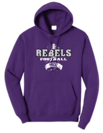 MCC 2025 Football : Port & Company® Core Fleece Pullover Hooded Sweatshirt