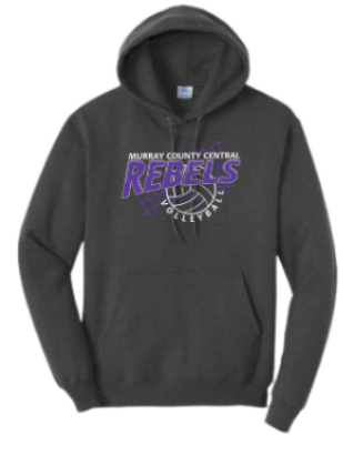 MCC 2025 Volleyball: Port & Company® Core Fleece Pullover Hooded Sweatshirt