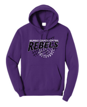 Load image into Gallery viewer, MCC 2025 Volleyball: Port &amp; Company® Core Fleece Pullover Hooded Sweatshirt