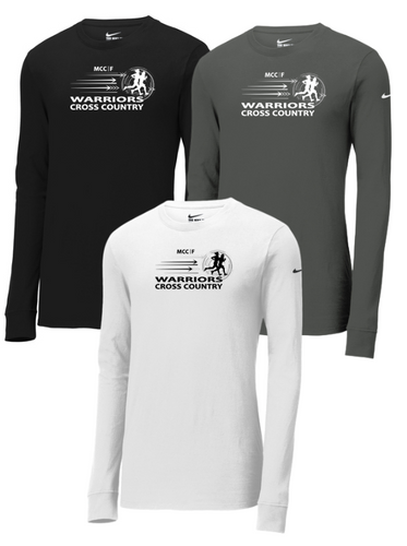 2025 MCC\F Cross County  : Nike Dri-FIT Cotton/Poly Long Sleeve Tee
