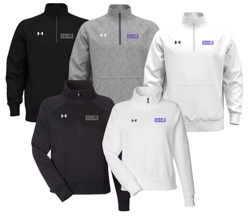 2025 Fall General: UA Rival Fleece Quarter-Zip Pullover (Mens and Womens Cut)