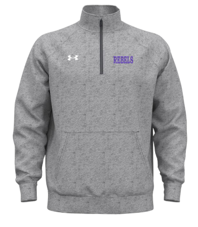 2025 Fall General: UA Rival Fleece Quarter-Zip Pullover (Mens and Womens Cut)