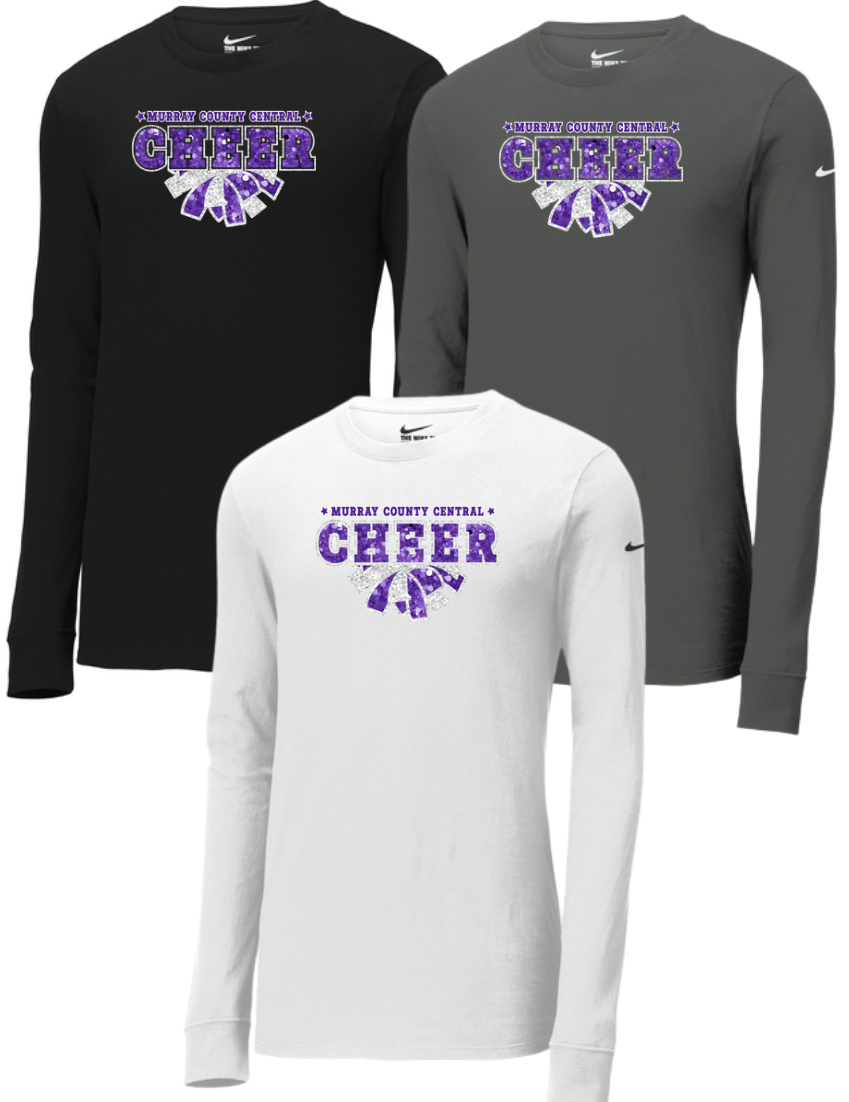MCC 2025 Cheer: Nike Dri-FIT Cotton/Poly Long Sleeve Tee