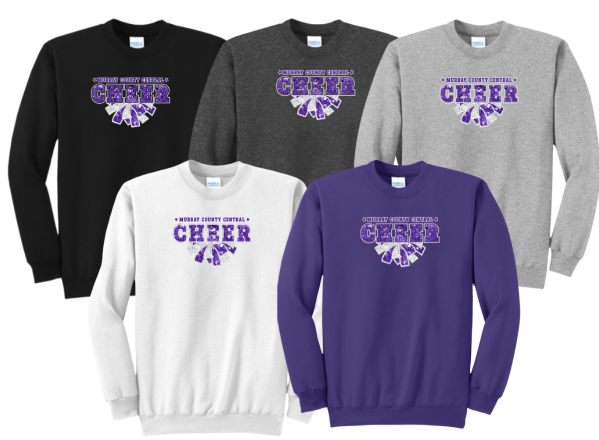 MCC 2025 Cheer : Port & Company® Core Fleece Crewneck Sweatshirt