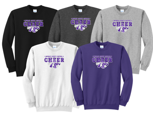 MCC 2025 Cheer : Port & Company® Core Fleece Crewneck Sweatshirt