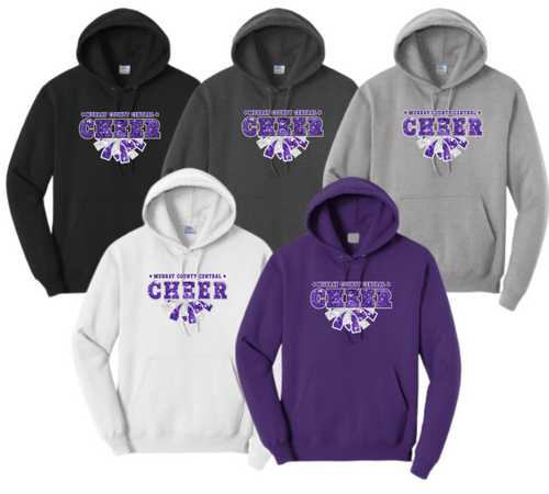 MCC 2025 Cheer : Port & Company® Core Fleece Pullover Hooded Sweatshirt