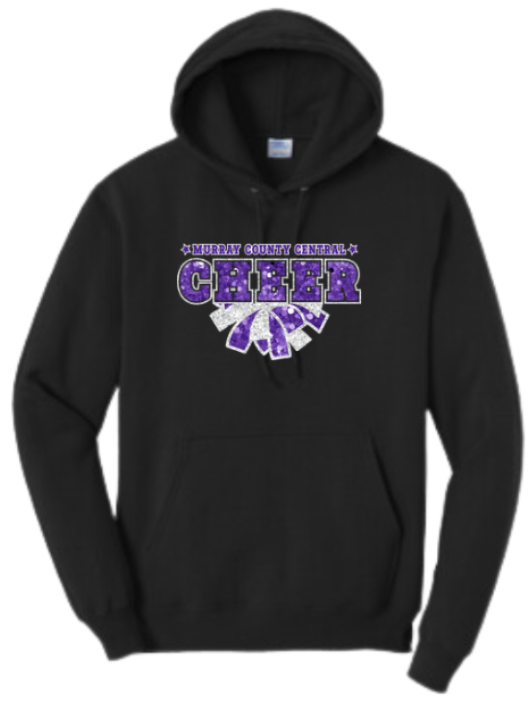 MCC 2025 Cheer : Port & Company® Core Fleece Pullover Hooded Sweatshirt