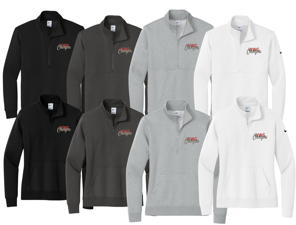 2025 WWG General : Nike Club Fleece Sleeve Swoosh 1/2-Zip