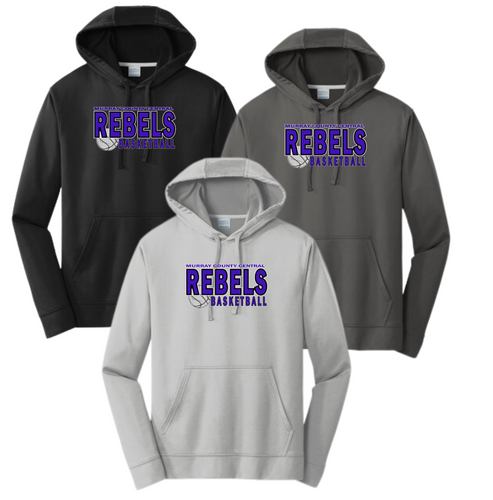MCC 2025 Basketball : Port & Company Performance Fleece Hoodie