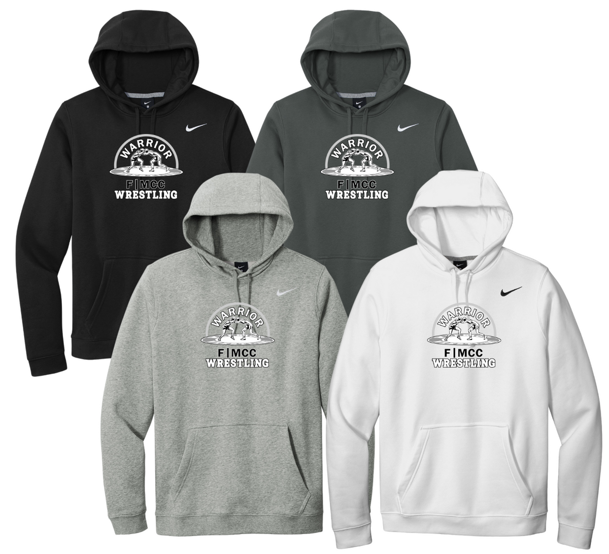 F/MCC 2025 WRESTLING : Nike Club Fleece Crew