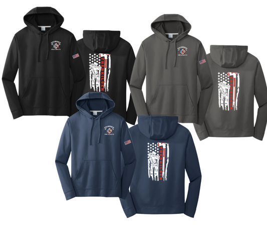 Storden Fire & Rescue : Name/Flag : Port & Company Performance Fleece Hoodie