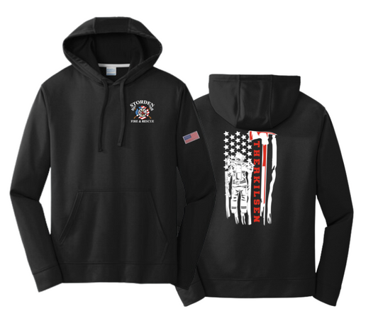 Storden Fire & Rescue : Name/Flag : Port & Company Performance Fleece Hoodie