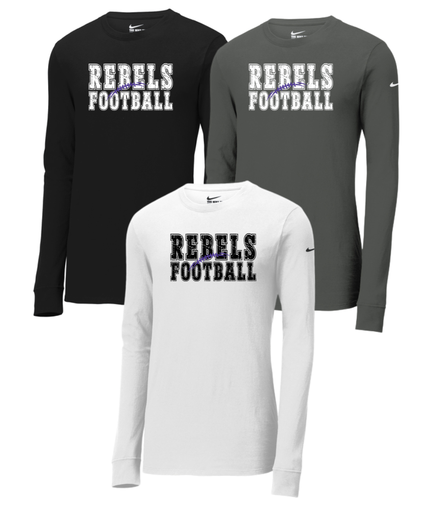 MCC 2026 Football : Nike Dri-FIT Cotton/Poly Long Sleeve Tee