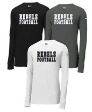 Load image into Gallery viewer, MCC 2026 Football : Nike Dri-FIT Cotton/Poly Long Sleeve Tee