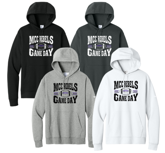 MCC 2026 Football : GAME DAY : Nike Club Fleece Sleeve Swoosh Pullover Hoodie