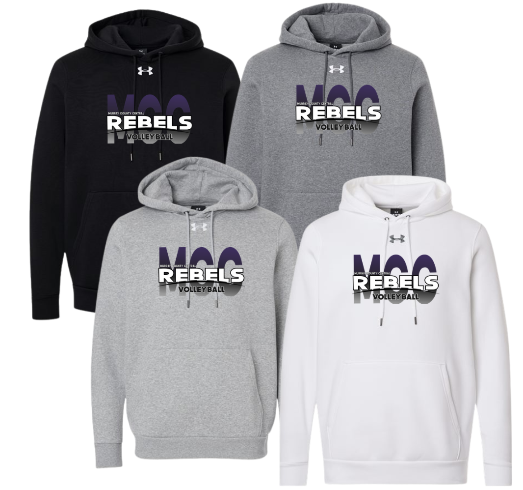 MCC 2026 Volleyball :  UA Team Icon Fleece Hooded Sweatshirt