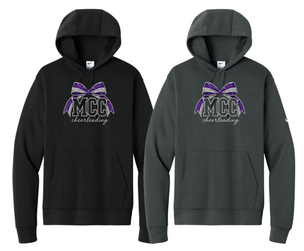 MCC 2026 Cheer: Nike Club Fleece Sleeve Swoosh Pullover Hoodie
