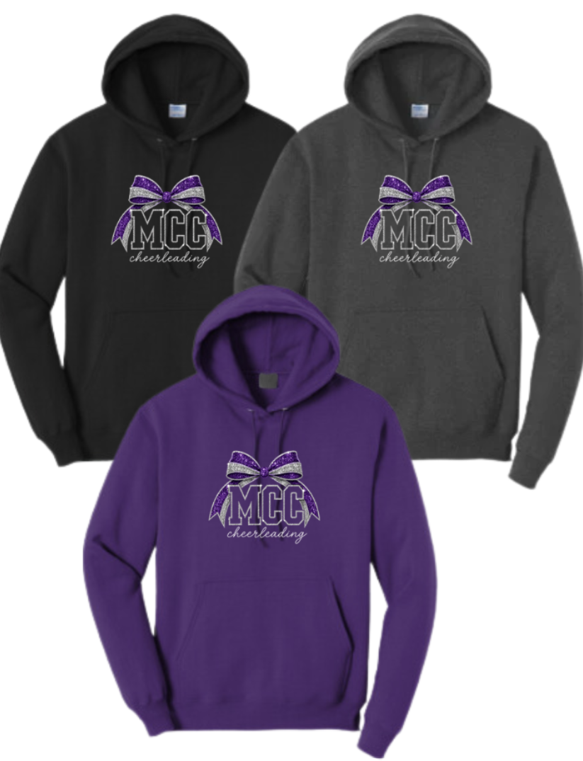 MCC 2026 Cheer : Port & Company® Core Fleece Pullover Hooded Sweatshirt