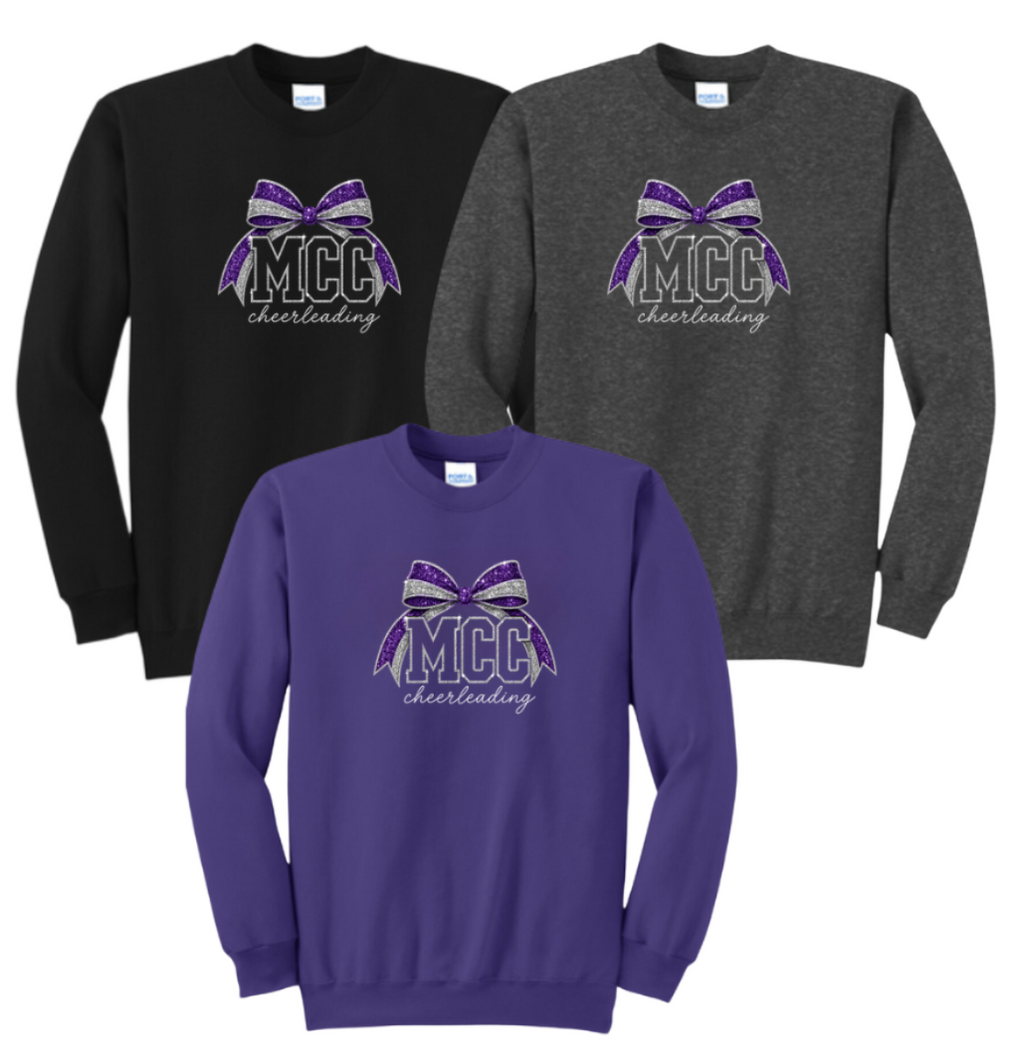 MCC 2026 Cheer :  Port & Company® Core Fleece Crewneck Sweatshirt