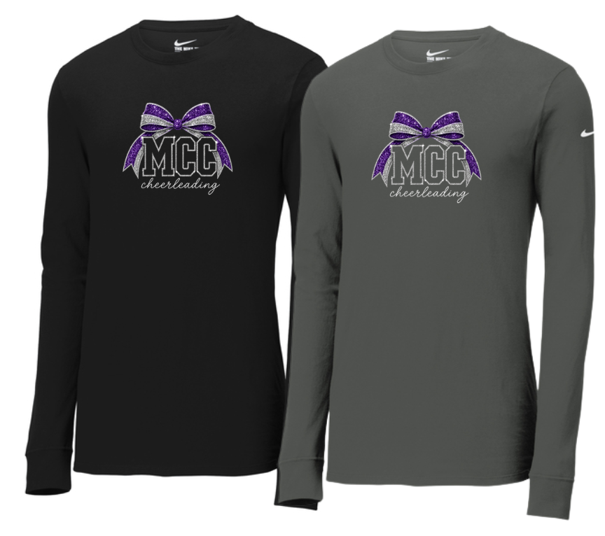 MCC 2026 Cheer : Nike Dri-FIT Cotton/Poly Long Sleeve Tee