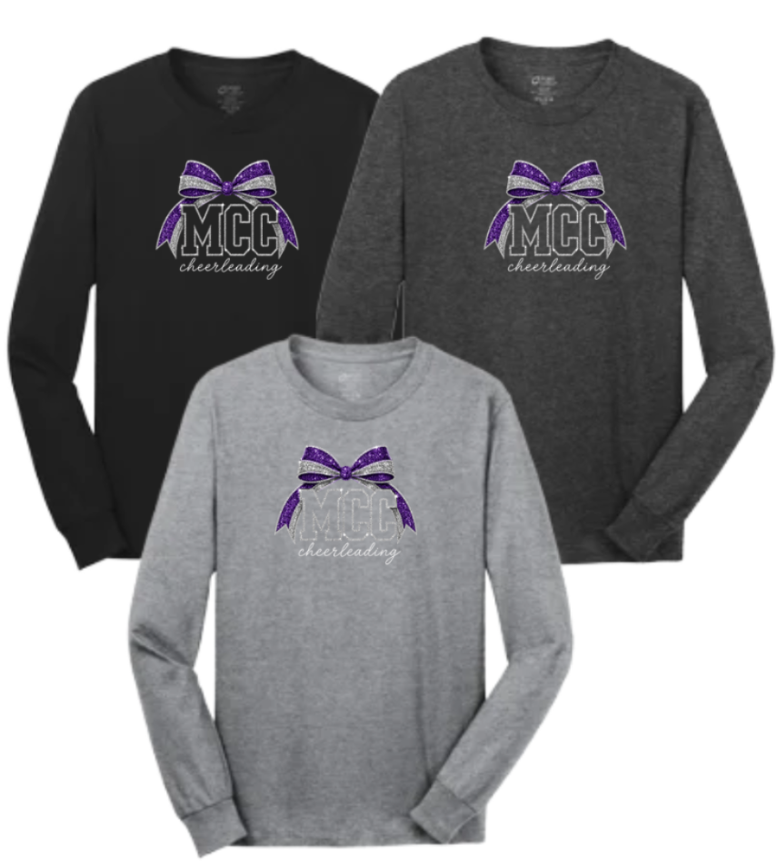 MCC 2026 Cheer : Port & Company® Long Sleeve Core Cotton Tee