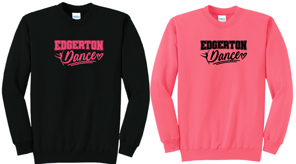 Edgerton Dance - Script - Crewneck Sweatshirt