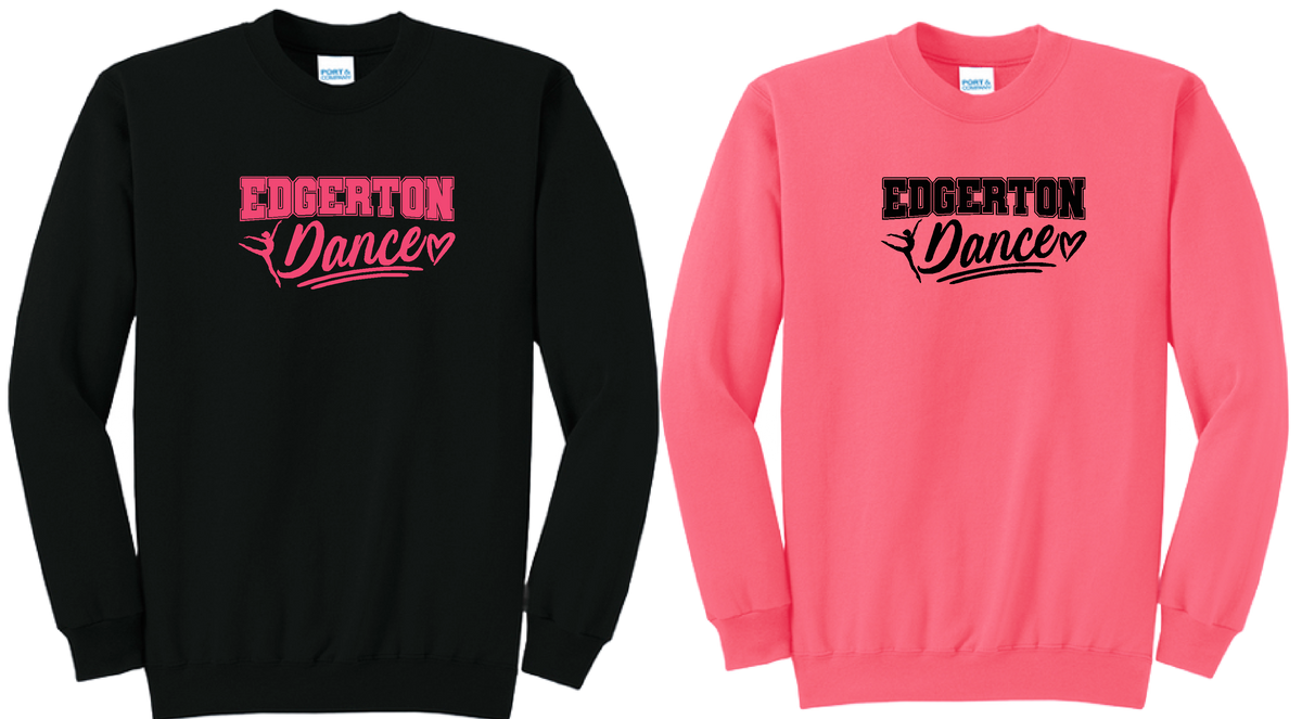 Edgerton Dance - Script - Crewneck Sweatshirt