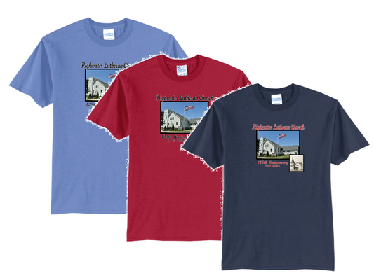 Highwater Lutheran Church 125th  Anniversary Short Sleeve T-shirt