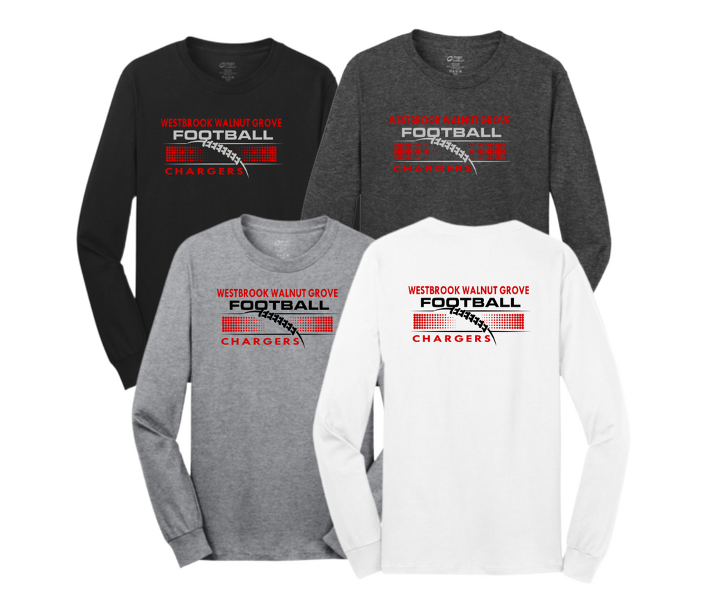 WWG Football 2023 : Port & Company® Long Sleeve Core Cotton Tee