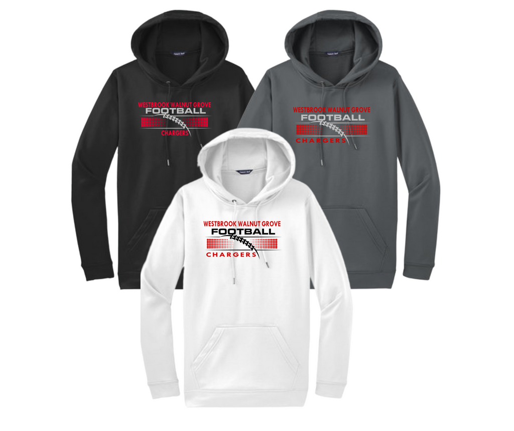 WWG Football 2023 : Sport-Tek® Sport-Wick® Fleece Hooded Pullover