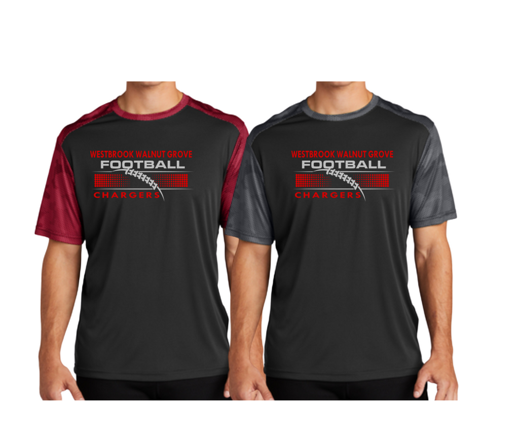 WWG Football 2023 : Sport-Tek® CamoHex Colorblock Tee
