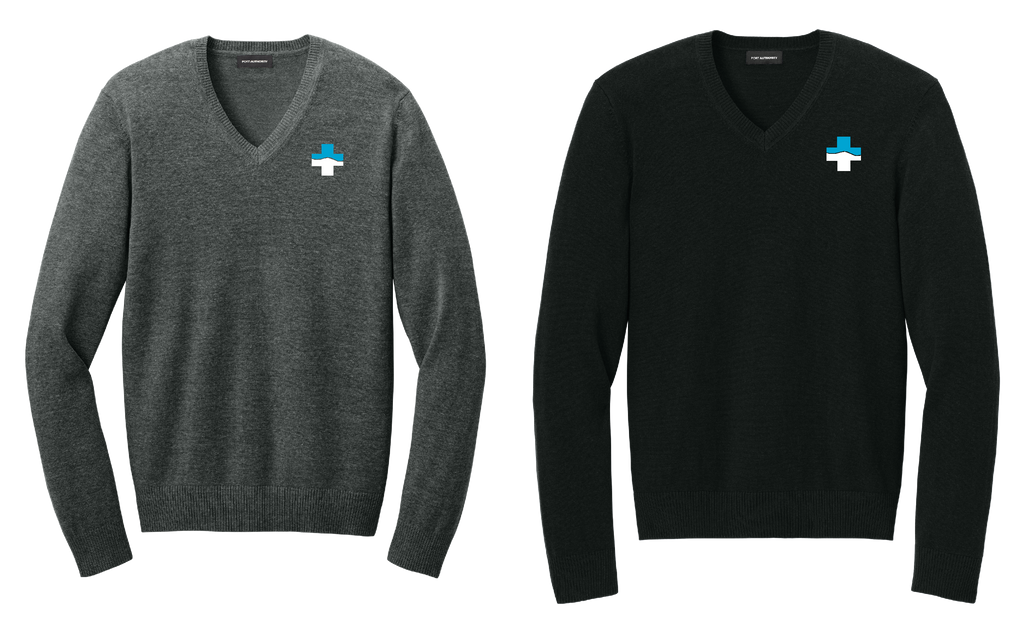 MCMC Apparel - Embroidered Port Authority®  Easy Care V-Neck Sweater