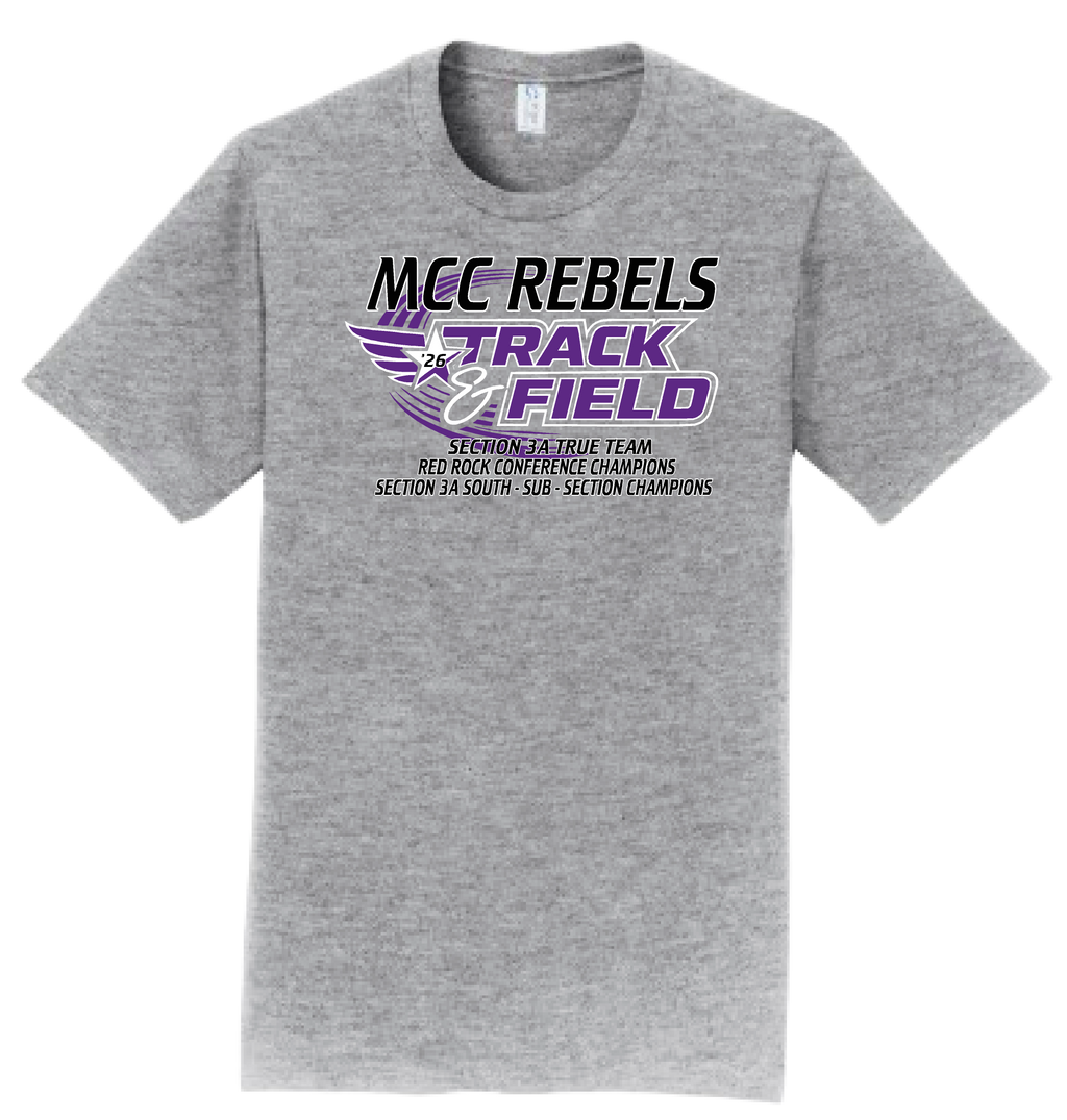 MCC Track & Field Section 3A South Sub-Section Champions T-shirt