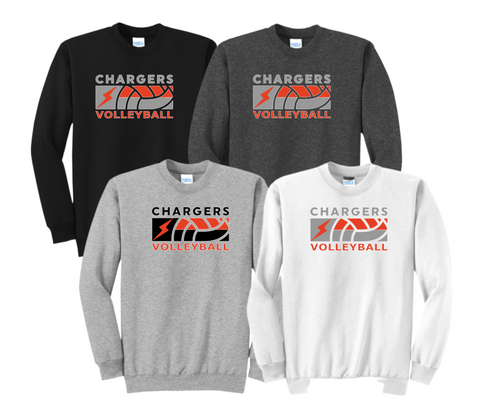 WWG Volleyball 2023 : Port & Company® Core Fleece Crewneck Sweatshirt