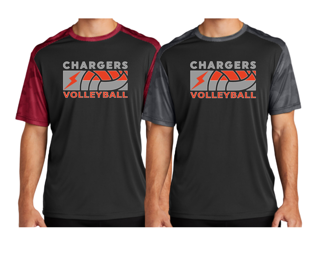 WWG Volleyball 2023 : Sport-Tek® CamoHex Colorblock Tee