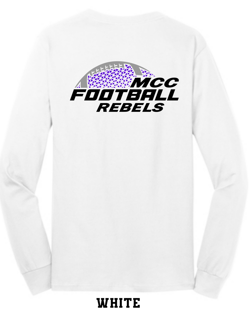 MCC 2023 Football : Port & Company® Long Sleeve Core Cotton Tee