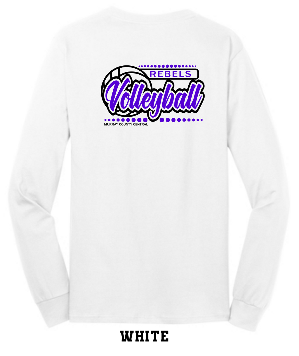 MCC 2023 Volleyball : Port & Company® Long Sleeve Core Cotton Tee