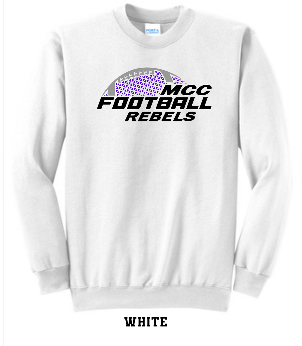 MCC 2023 Football : Port & Company® Core Fleece Crewneck Sweatshirt