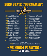 Load image into Gallery viewer, WINDOM PIRATES STATE 2026 Shirt