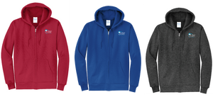 MCMC Apparel - Embroidered Port & Company® Core Fleece Full-Zip Hooded Sweatshirt