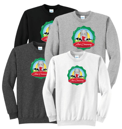 Amo Creamery Crew Neck Sweatshirts