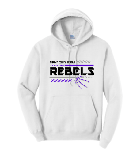 MCC 2023 Basketball : Port & Company® Core Fleece Pullover Hooded Sweatshirt