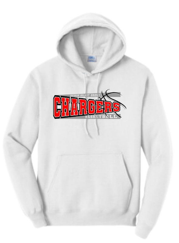 WWG Basketball 2023 : Port & Company® Core Fleece Pullover Hooded Sweatshirt